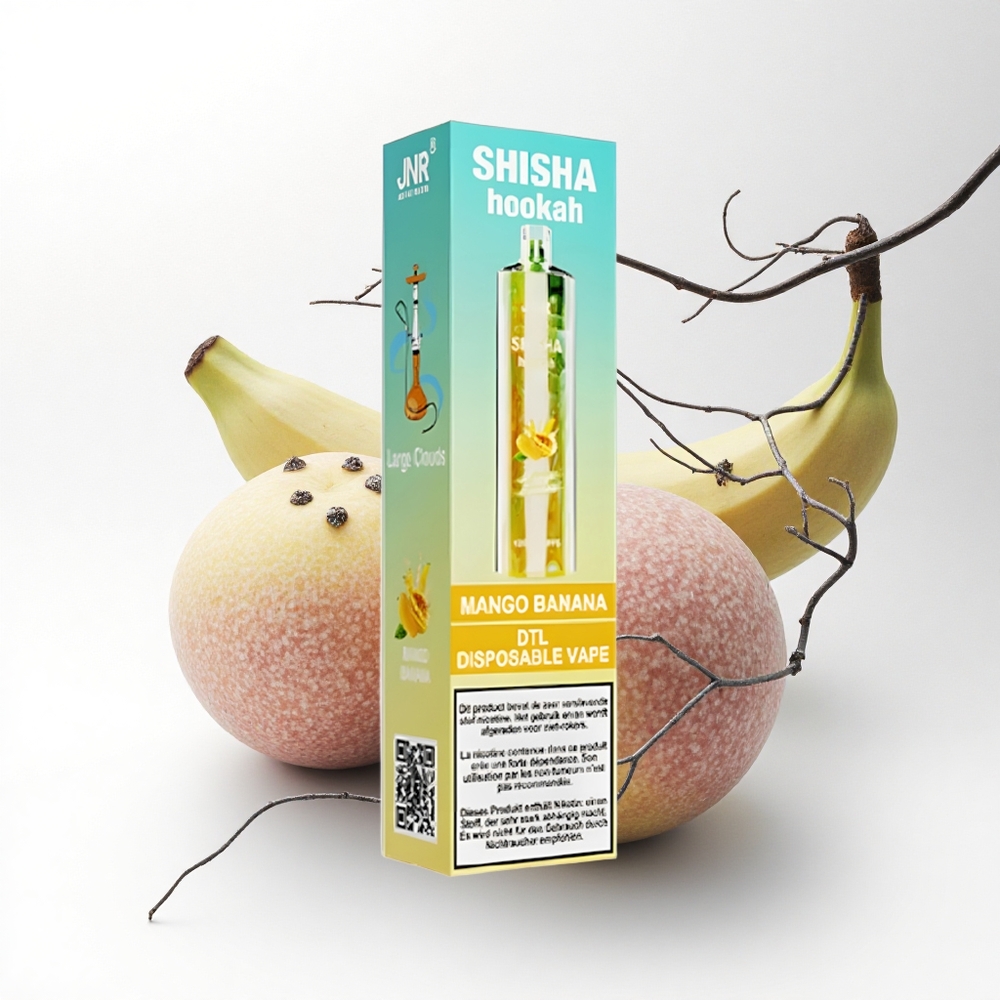 JNR Shisha Hookah 12000 Mango Banaan 24ml Type-C
