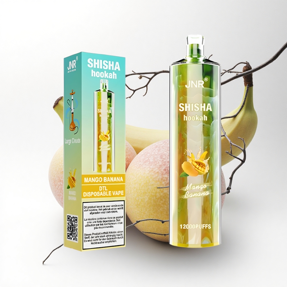 JNR Shisha Hookah 12000 Mango Banaan 24ml Type-C