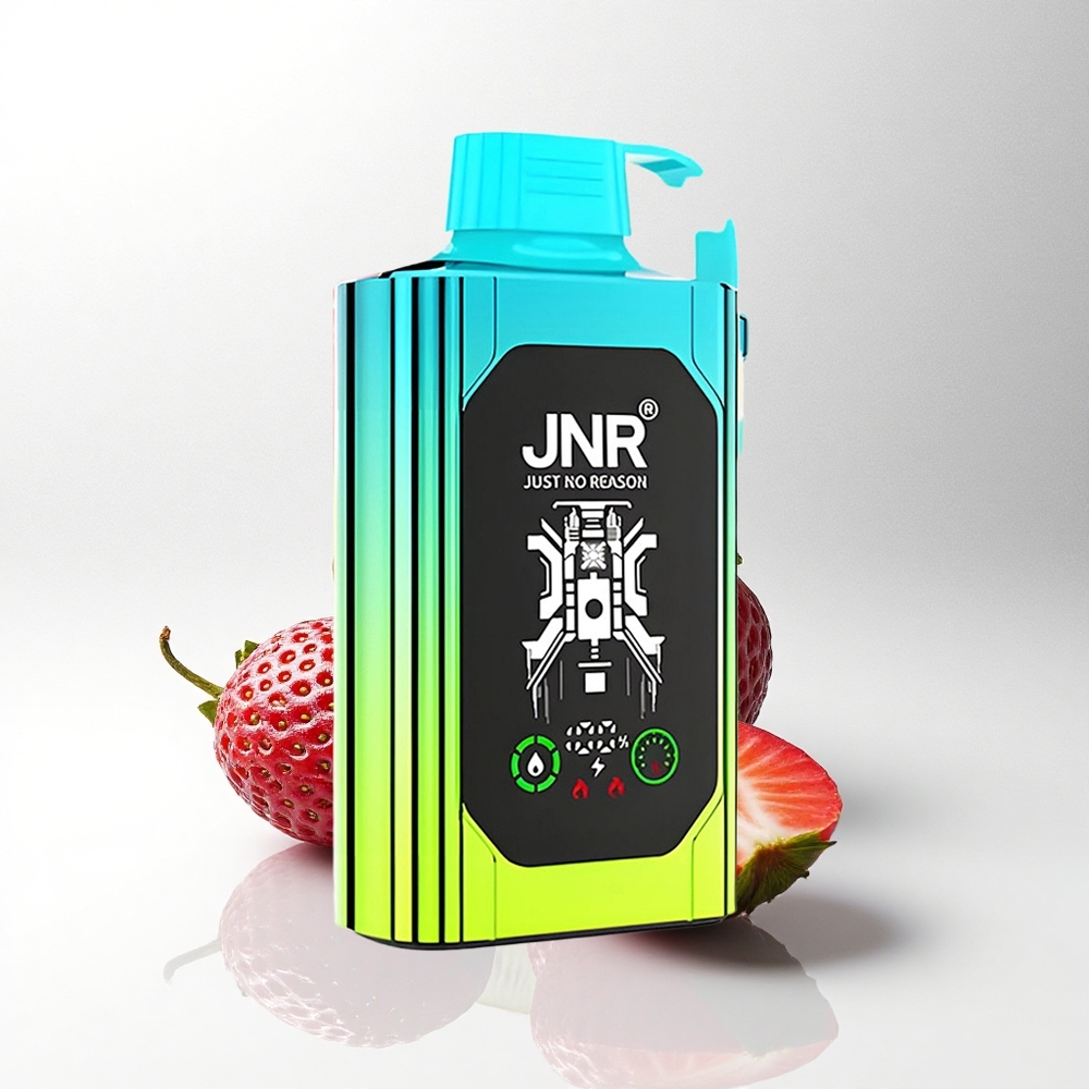 JNR Shisha Hookah Box 20500 Aardbei Kiwi HD Display 25ml Dual Mesh