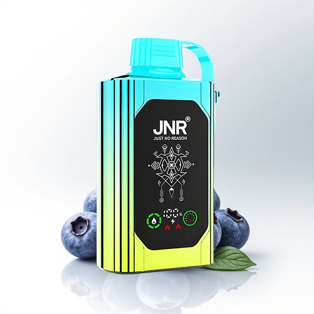 JNR Shisha Hookah Box 20500 Blauwe Bes Munt HD Dual Mesh & Dual Core 25ml