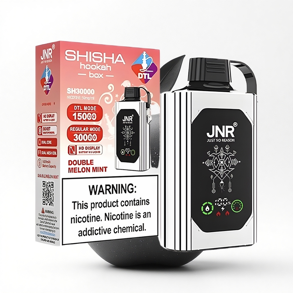 JNR Shisha Hookah Box 20500 Dubbel Appel HD Dual Mesh Coil Type-C