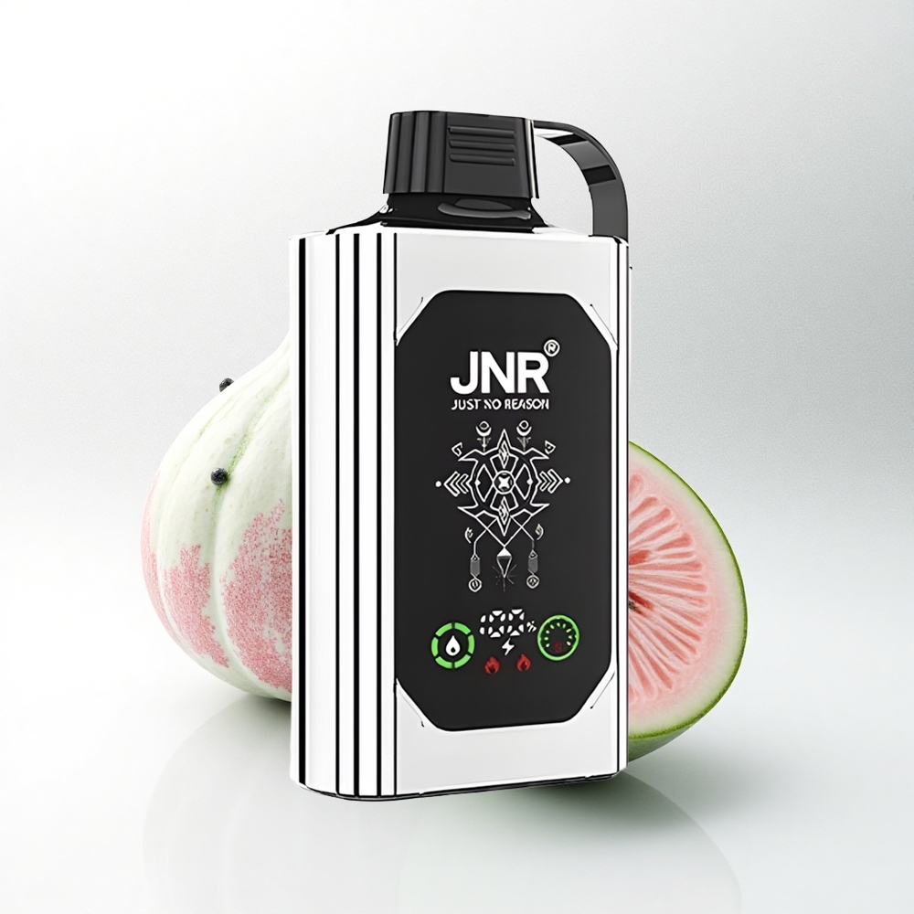JNR Shisha Hookah Box 20500 Dubbel Meloen Munt met HD Display en Dual Mesh Coil
