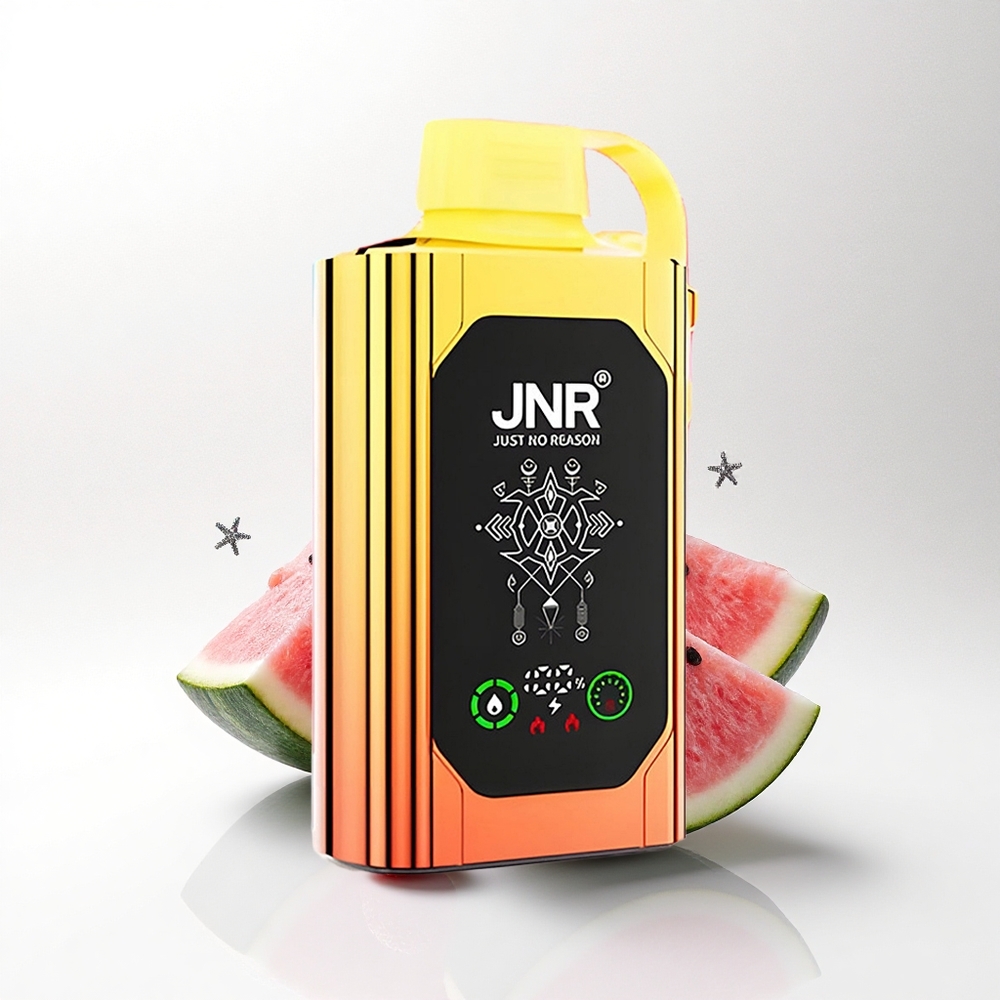 JNR Shisha Hookah Box 20500 Watermeloen Aardbei Bubblegum HD Display Dual Mesh Coil Type-C