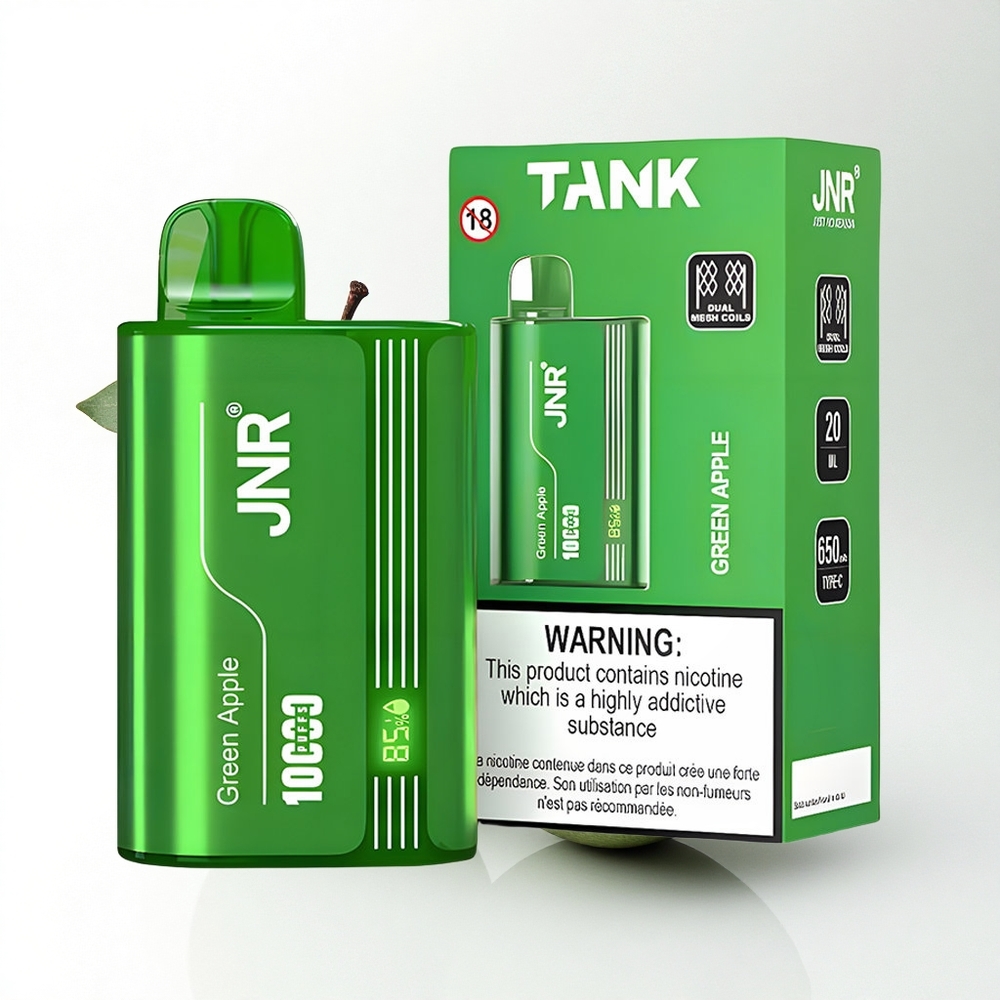 JNR Tank 10000 Groene Appel Perzik Peer Type-C Dual Mesh