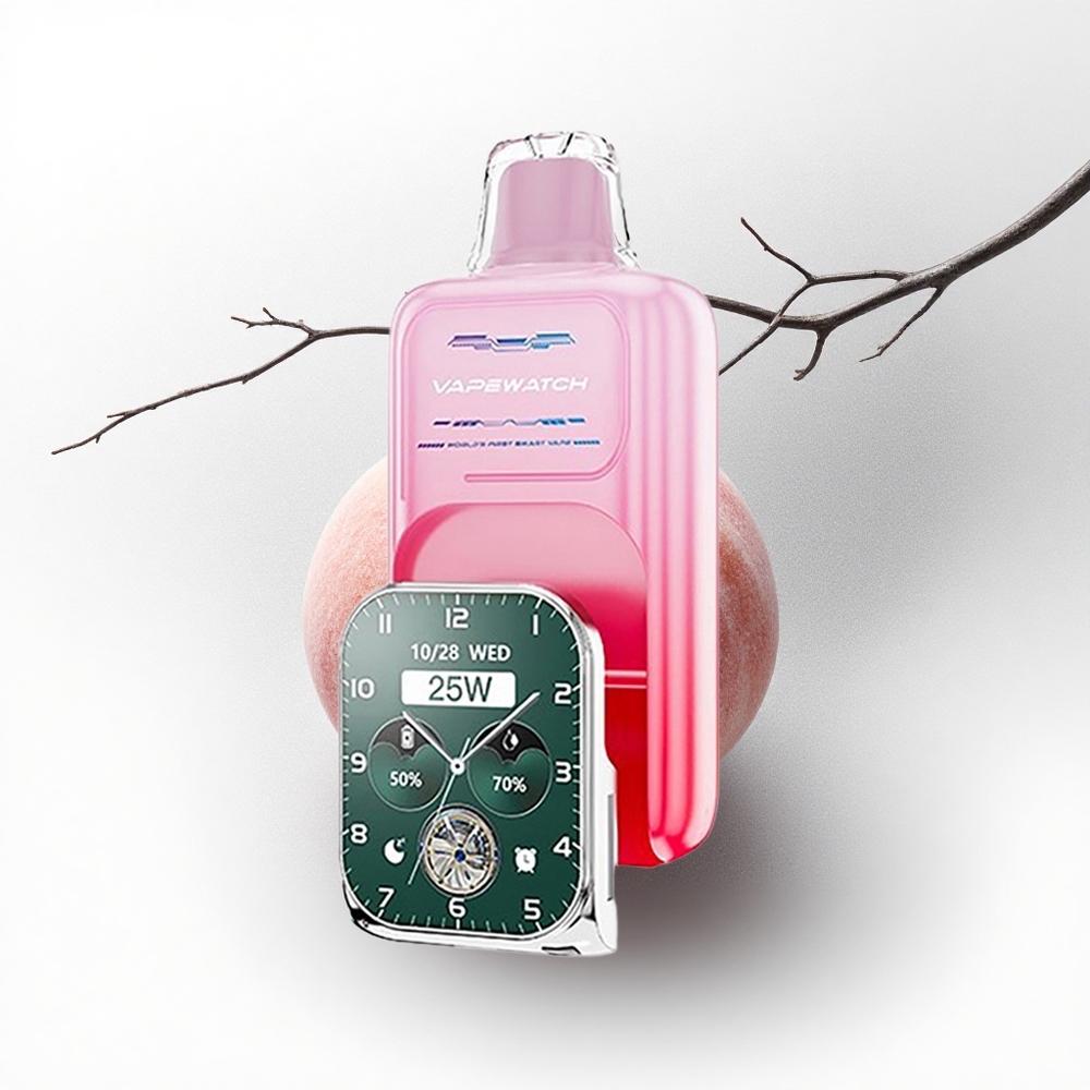 JNR VapeWatch 30000 Hollandse Perzik 19mL Dual Mesh Type-C