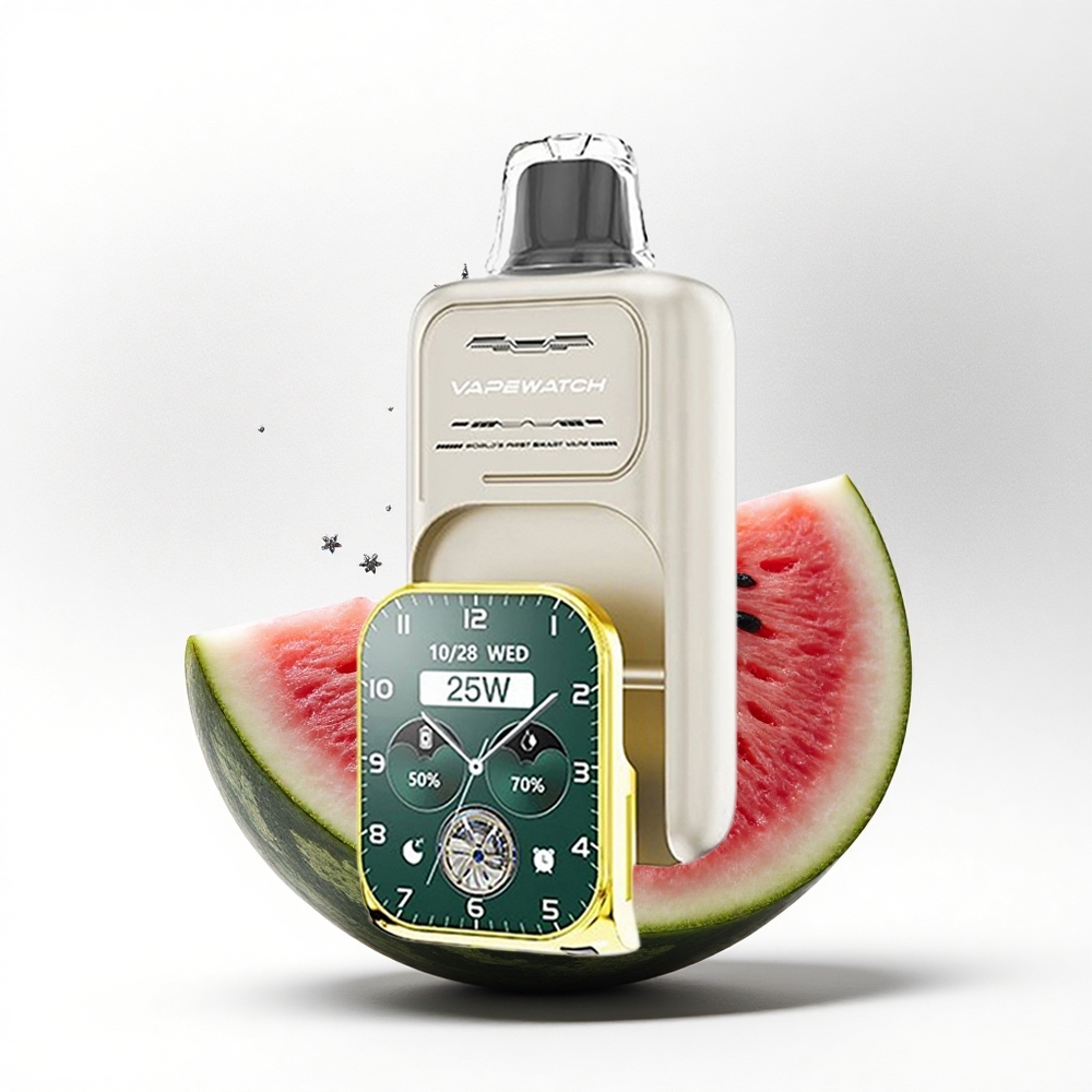 JNR VapeWatch 30000 Watermeloen IJs 1000mAh Dual Mesh
