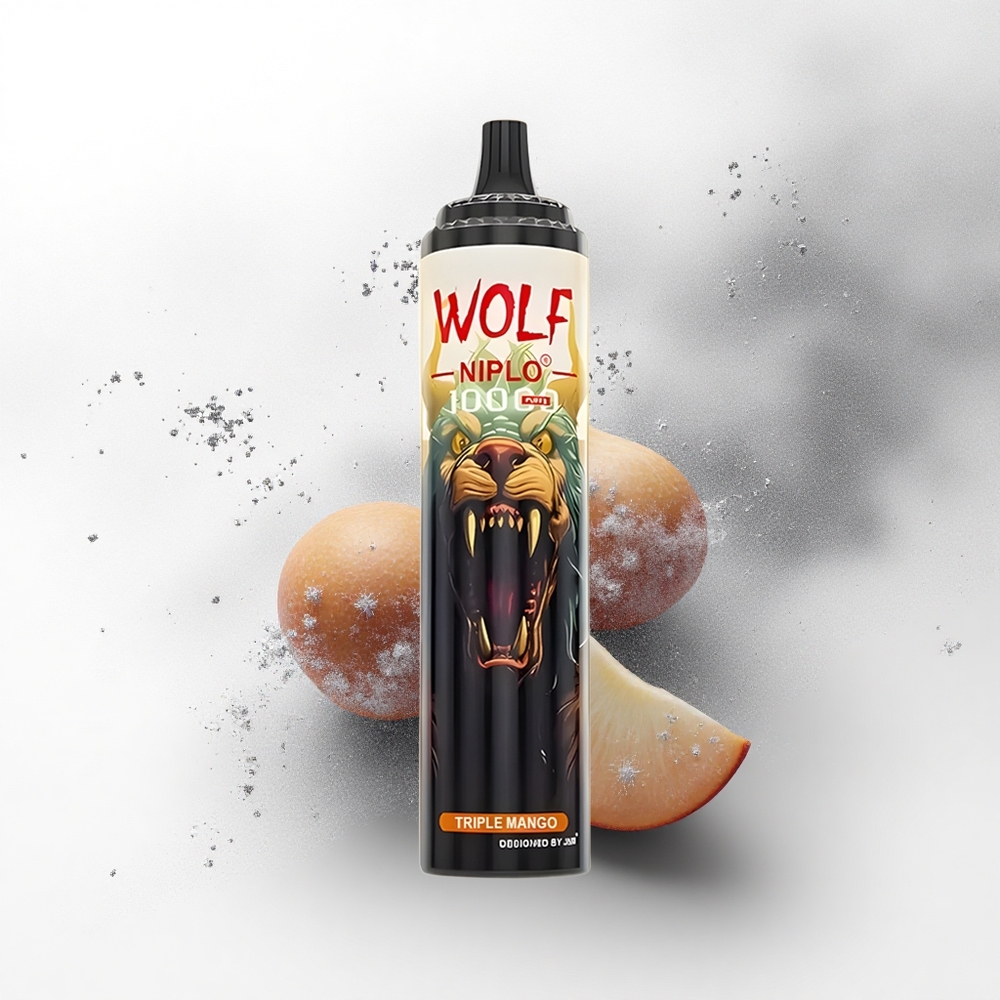 JNR Wolf Niplo 10000 Driedubbele Mango 20ml 650mAh