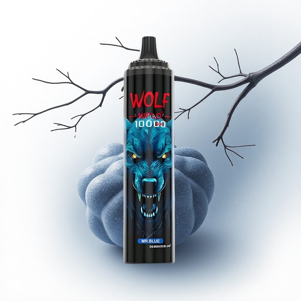JNR Wolf Niplo 10000 Meneer Blauw 10000 Puffs Mesh Coil 20ml