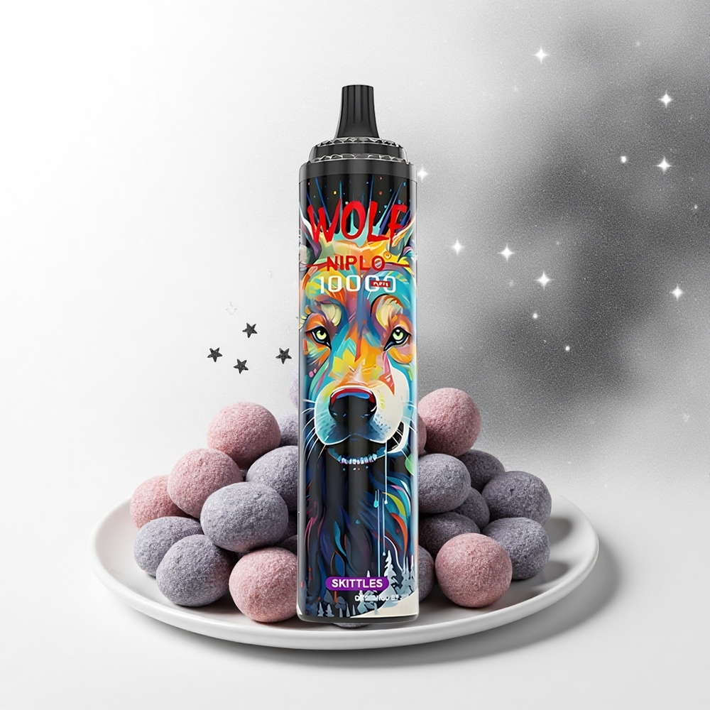 JNR Wolf Niplo 10000 Skittles 10000 Puffs 20ml Type-C