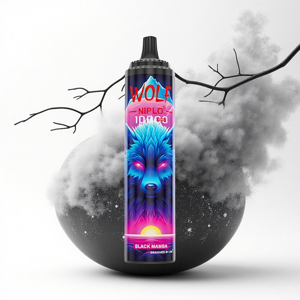 JNR Wolf Niplo 10000 Zwarte Mamba 20ml 650mAh Type-C