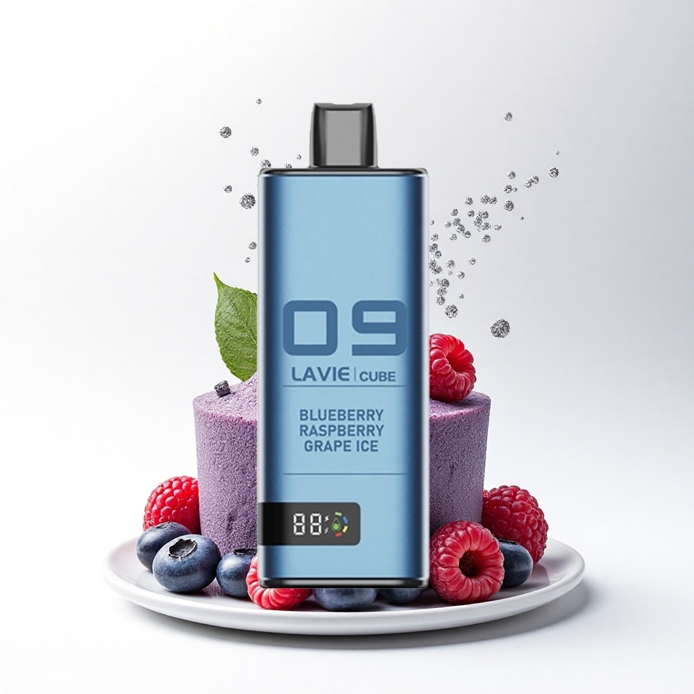 Lavie Cube 20000 Puffs Blauwe Framboos Druif IJs 28ML Type C