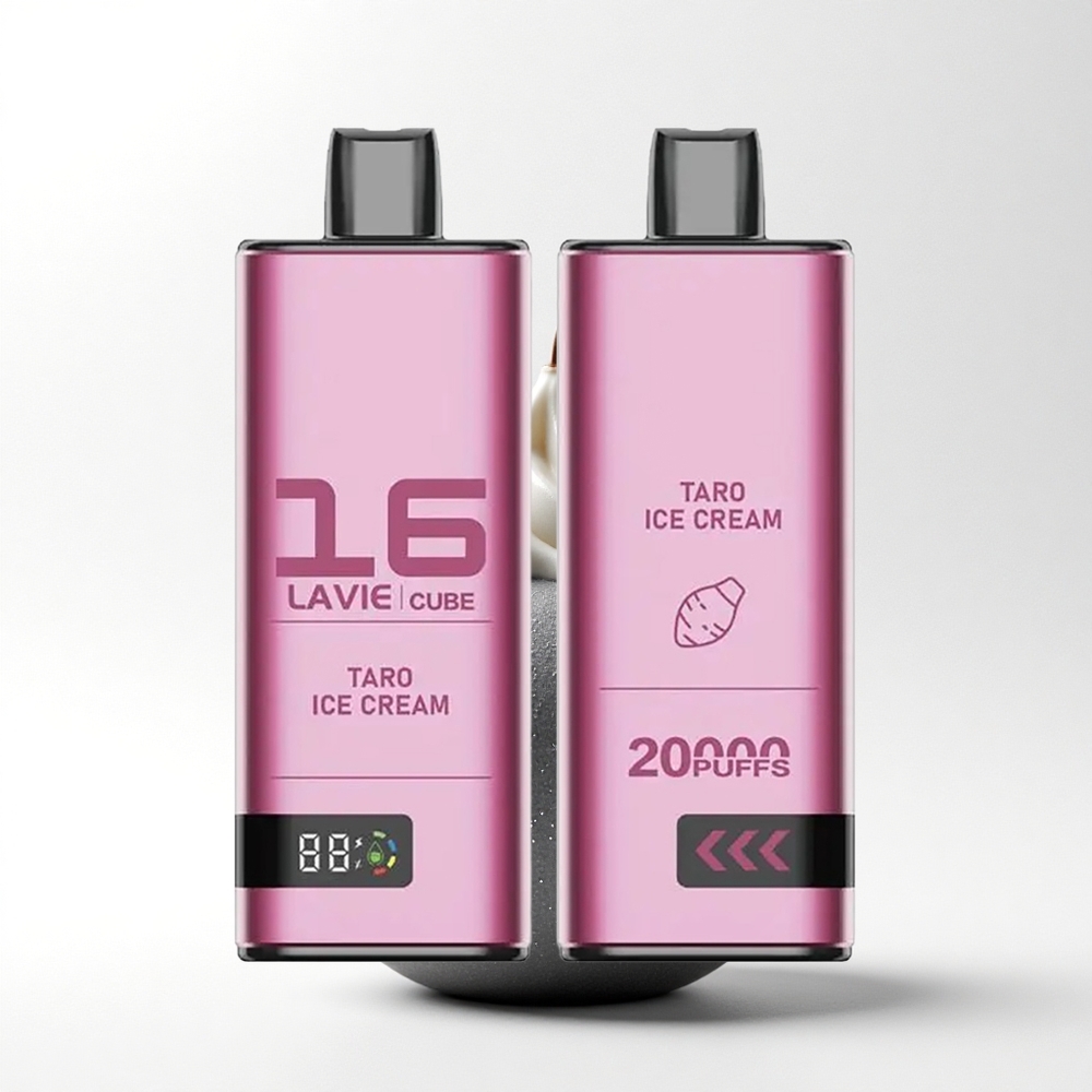 Lavie Cube 20000 Puffs Taro IJs Nicotine Zout 5% Type C