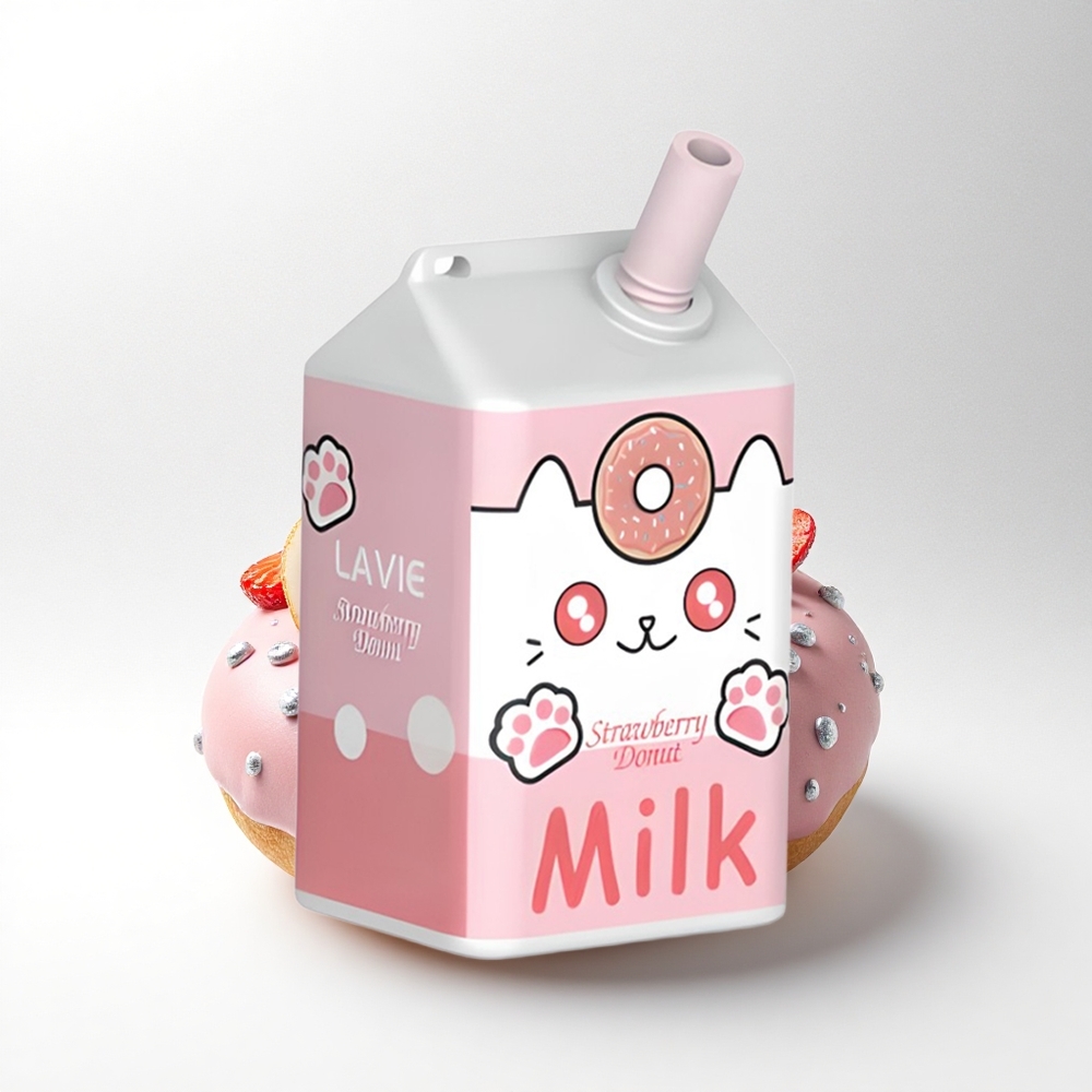 Lavie Milk 7000 Puffs Aardbei Donut 16ML Type C