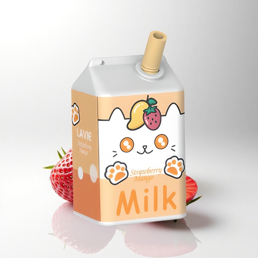 Lavie Milk 7000 Puffs Aardbei Mango 600mAh Type C